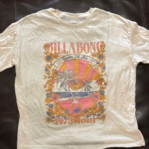 Billabong Under the Sun Tour Tee - Cream and Pink